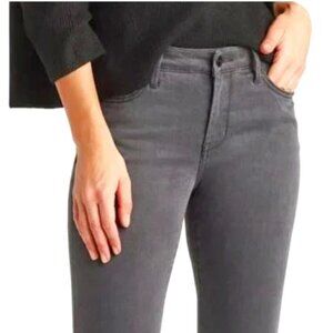 SAM EDELMAN The Kitten Mid Rise Skinny Ankle Smoky Gray Denim Skinny Jeans Sz 30